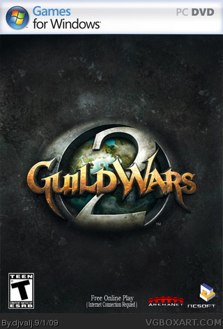 Guild Wars on Guild Wars 2 Pc Box Art Cover By Djvalj