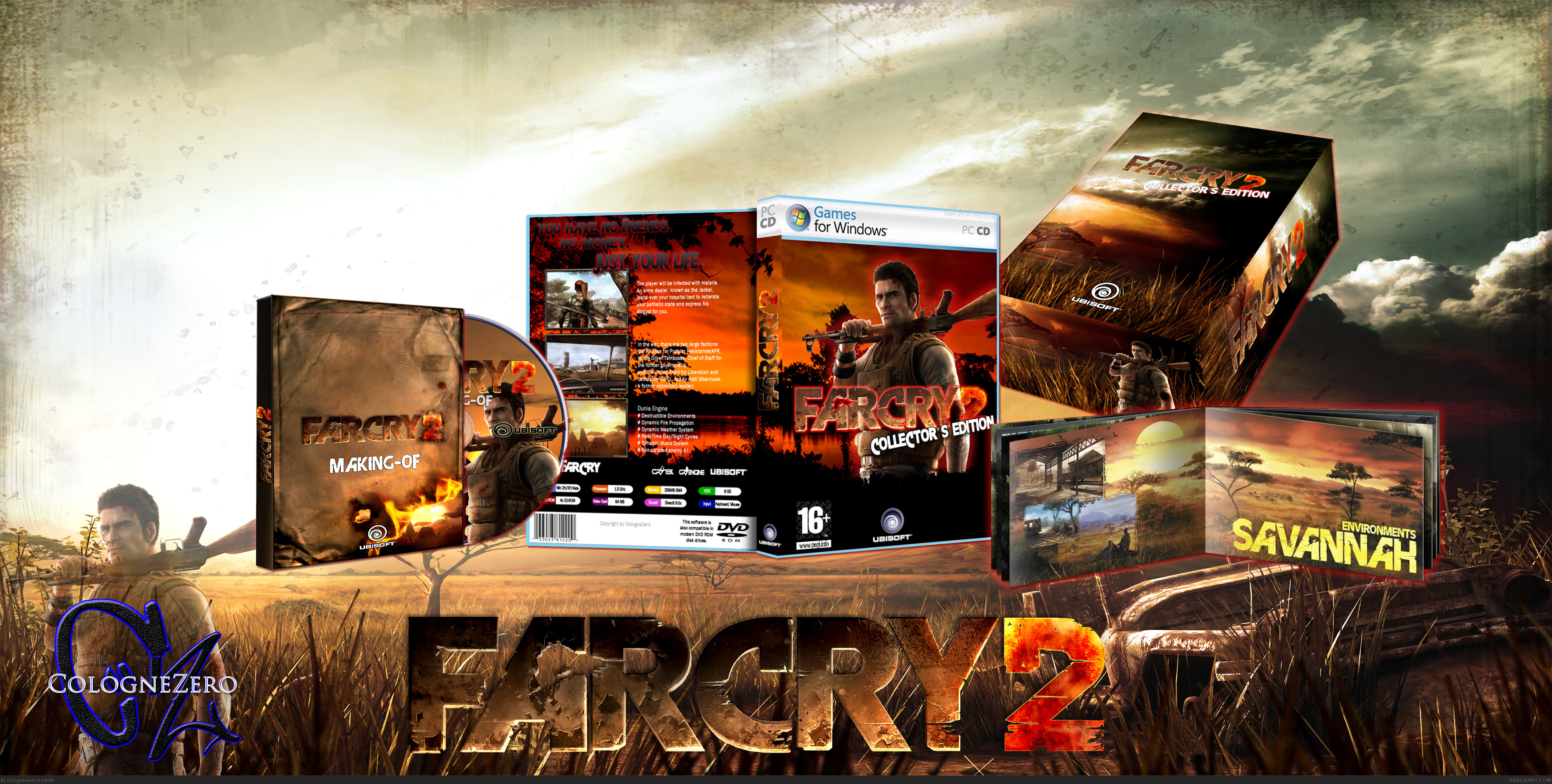 Far Cry 2 Collectors Edition Unboxing 