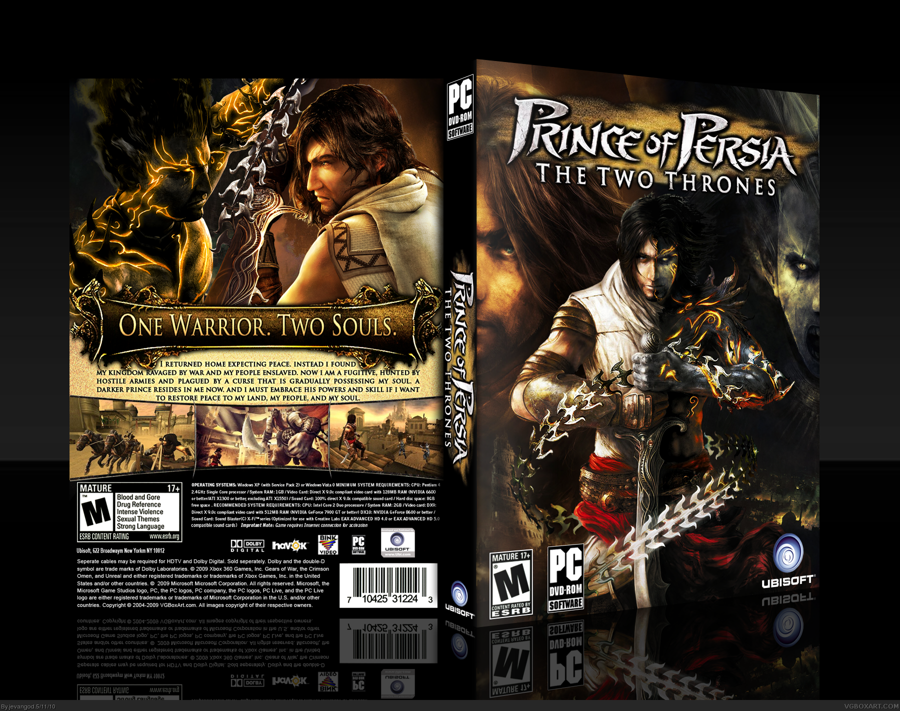 Prince Of Persia: The Two Thrones box cover