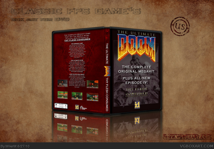 Ultimate Doom box art cover