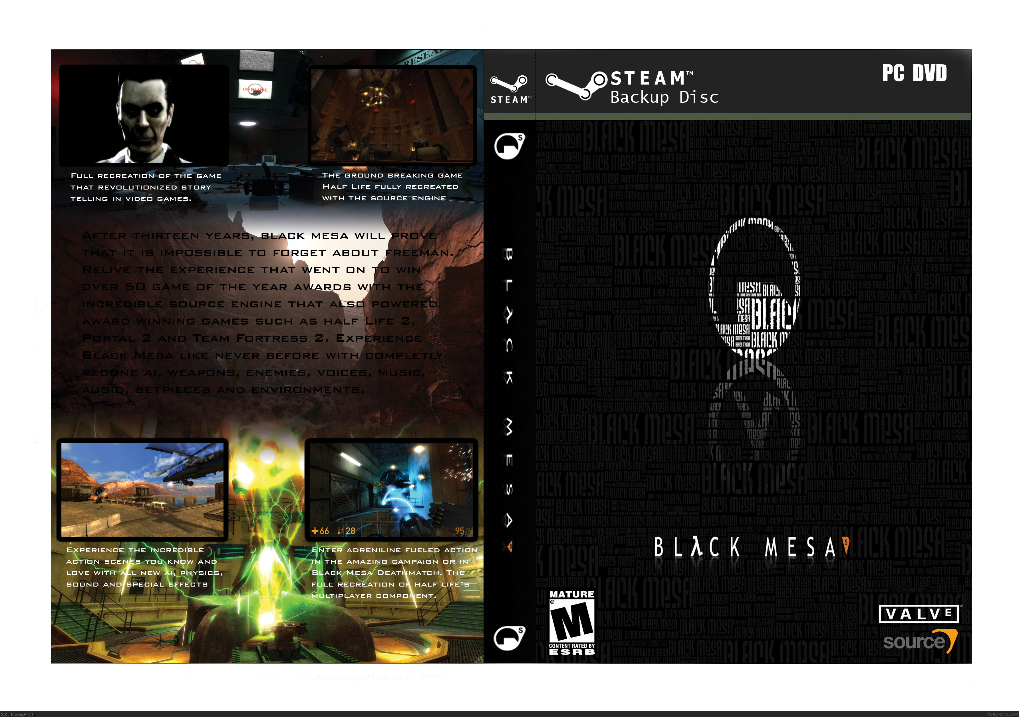Black Mesa: Source box cover