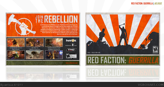Red Faction: Guerrilla box art cover