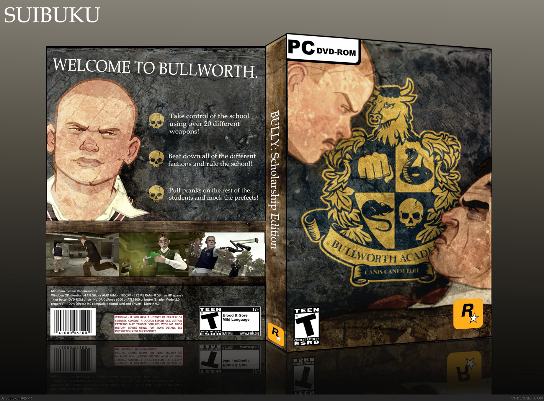 Viewing full size Bully: Scholarship Edition box cover