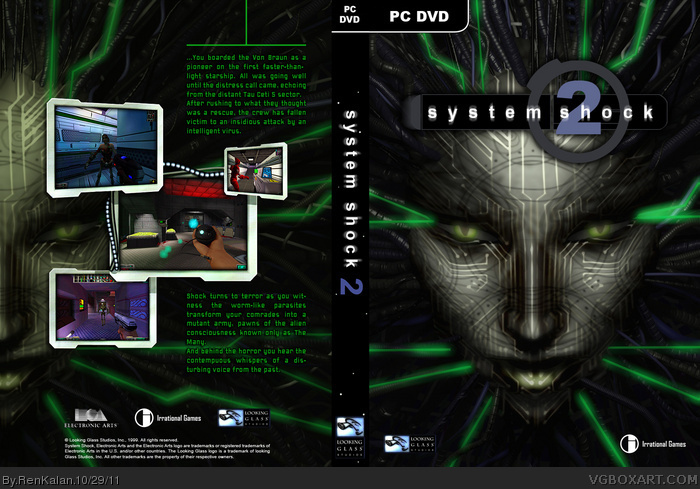 System Shock 2 box art cover