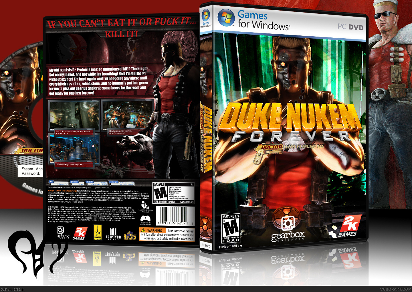 Duke Nukem Forever: The Dr. Who Cloned Me box cover