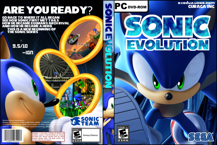 Sonic Evolution box art cover