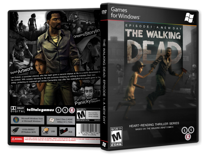 the walking dead season two game cover pc