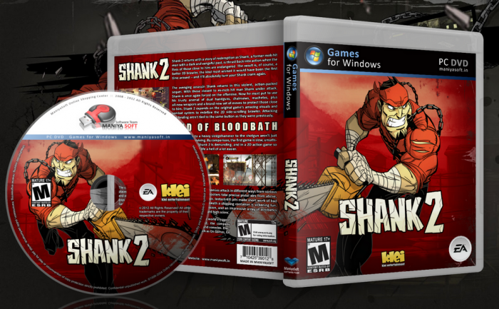 Shank 2 box art cover