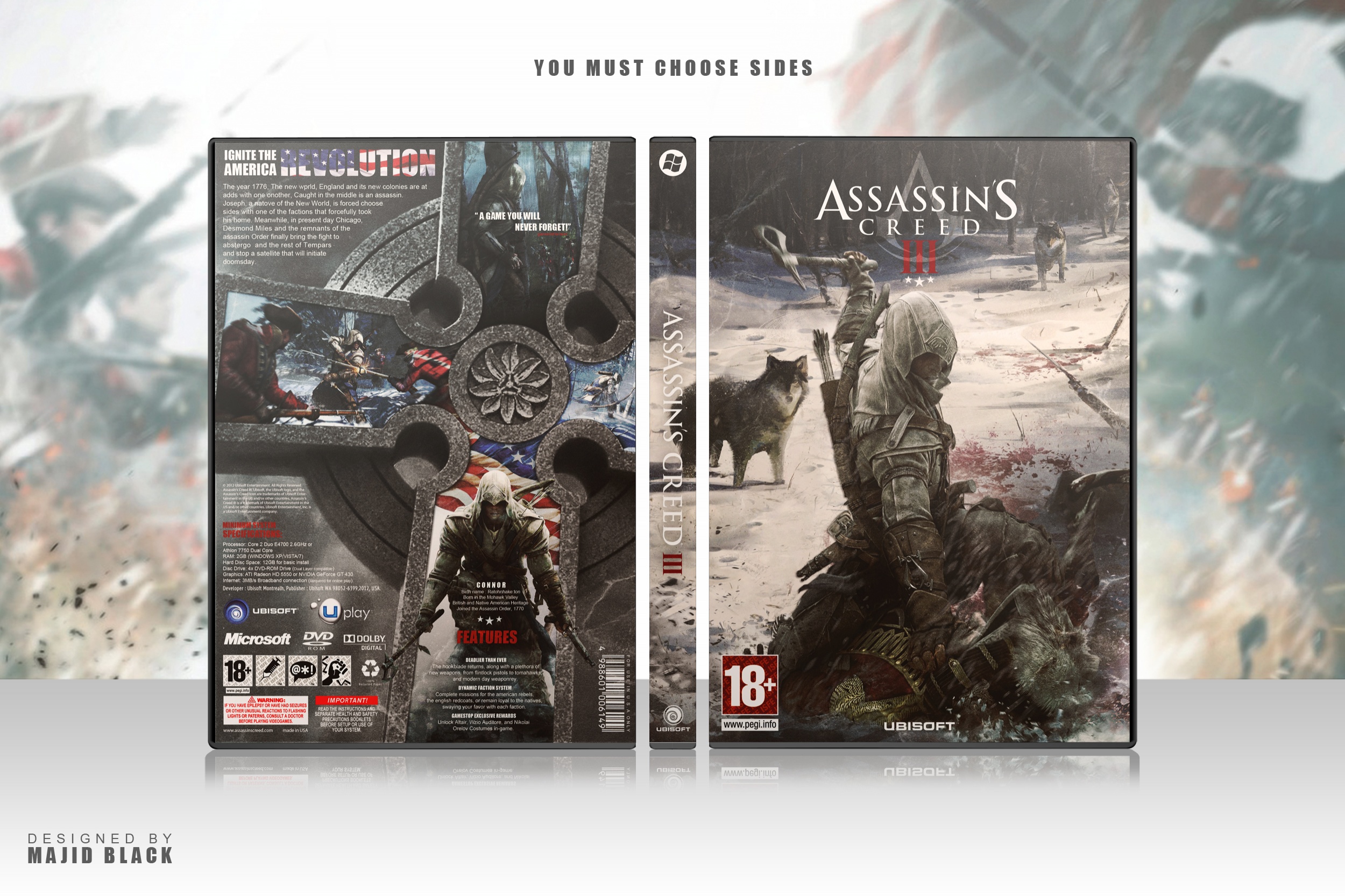 Assassin's Creed III box cover