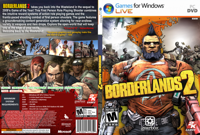   Borderlands 2       -  5