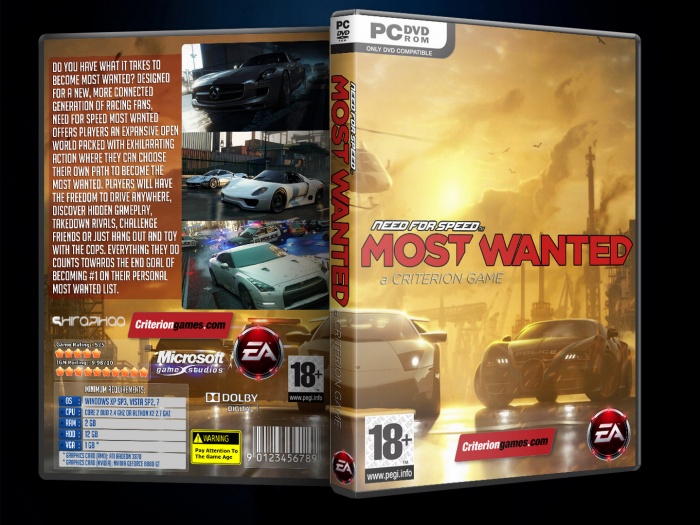 Need For Speed : Most Wanted box art cover
