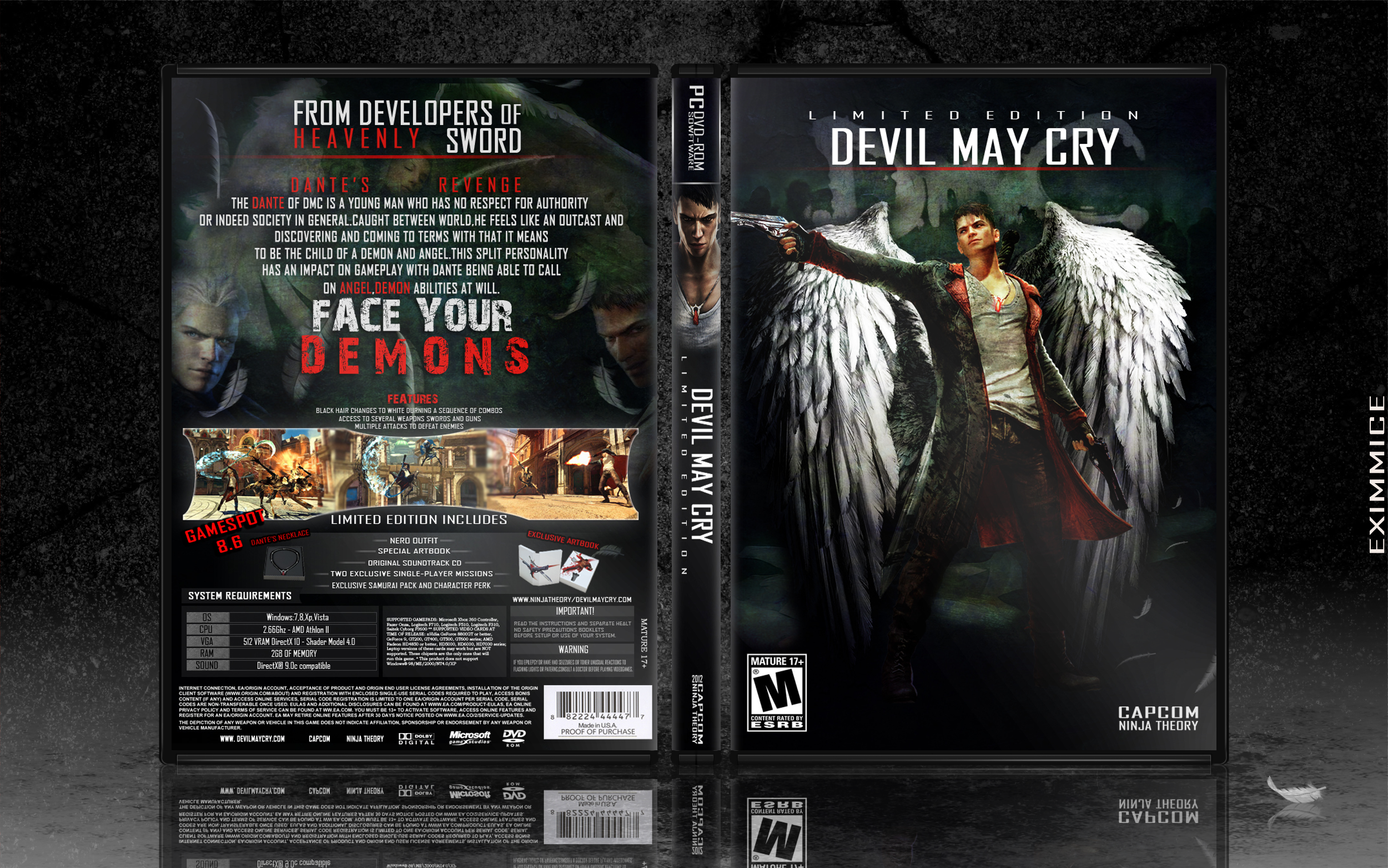 DMC: Devil May Cry Limited Edition box cover