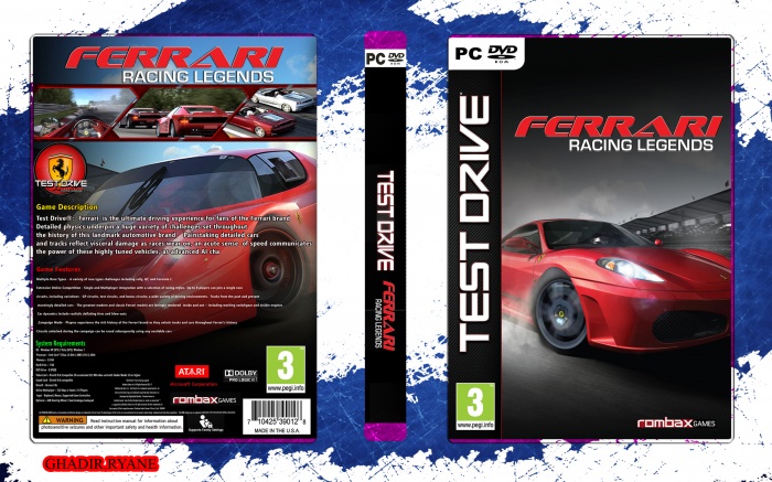Test Drive: Ferrari Racing Legends box art cover