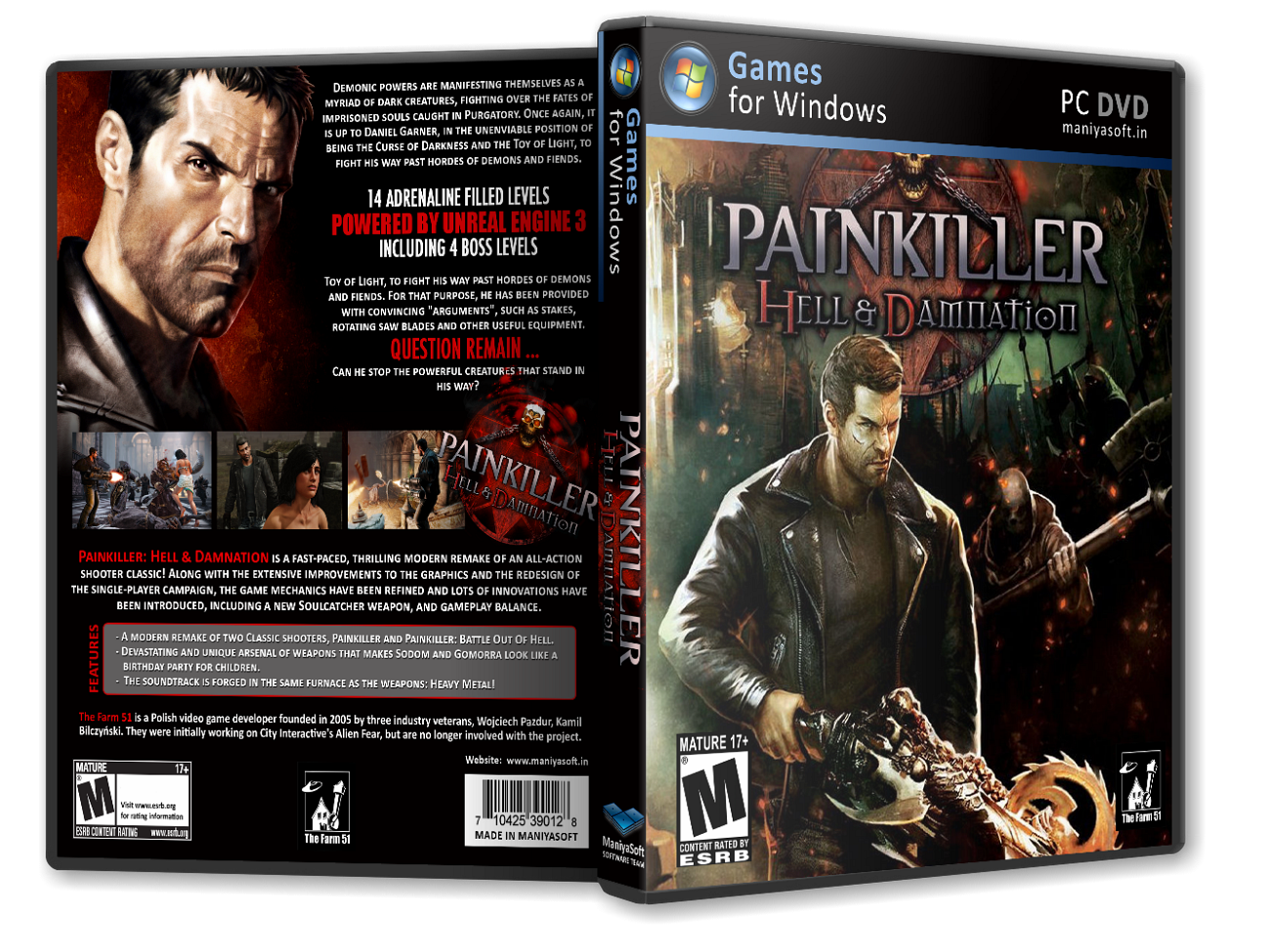 Painkiller: Hell & Damnation box cover