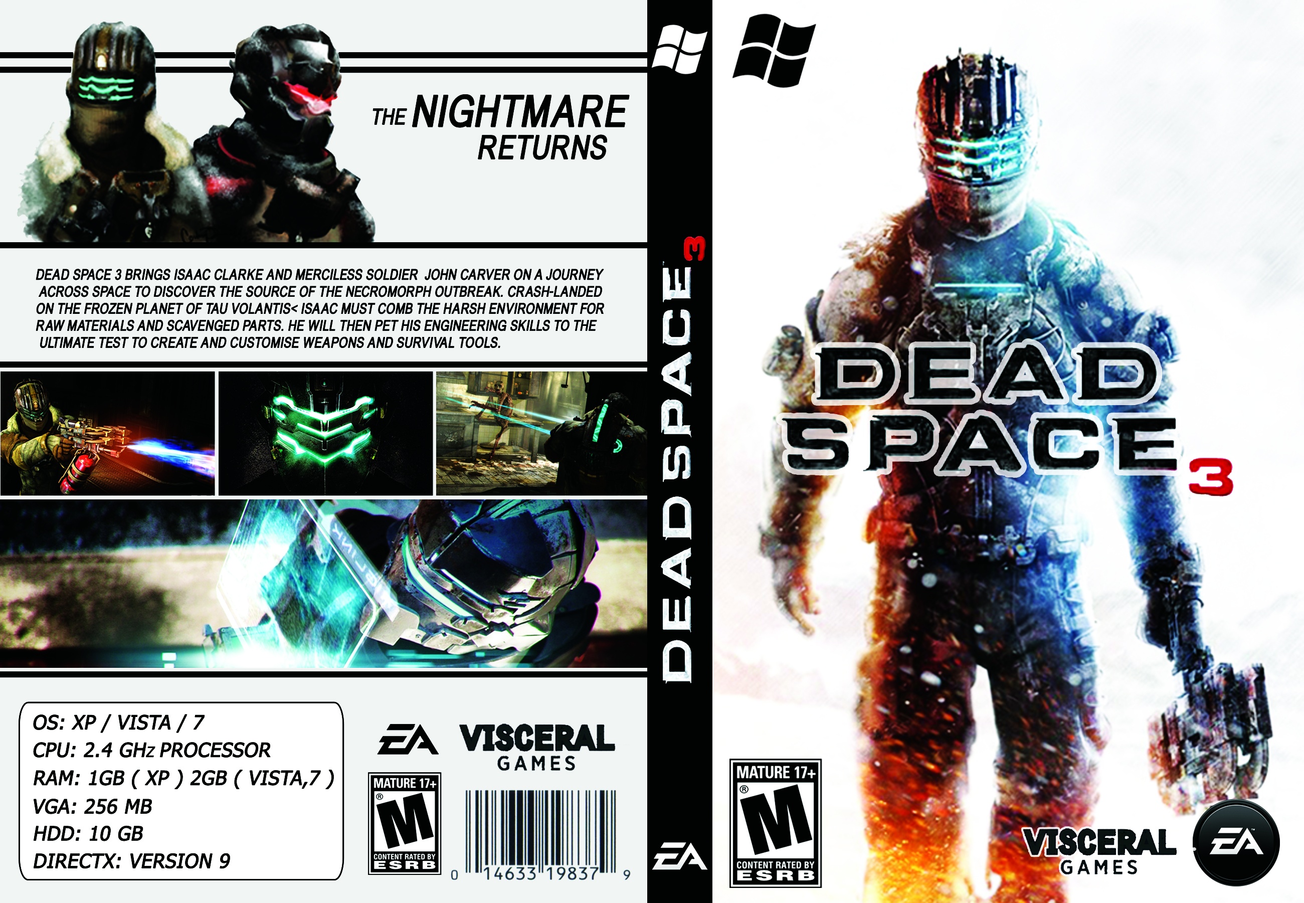 Viewing Full Size Dead Space 3 Box Cover