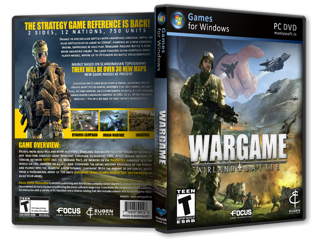 Wargame: Air Land Battle box cover