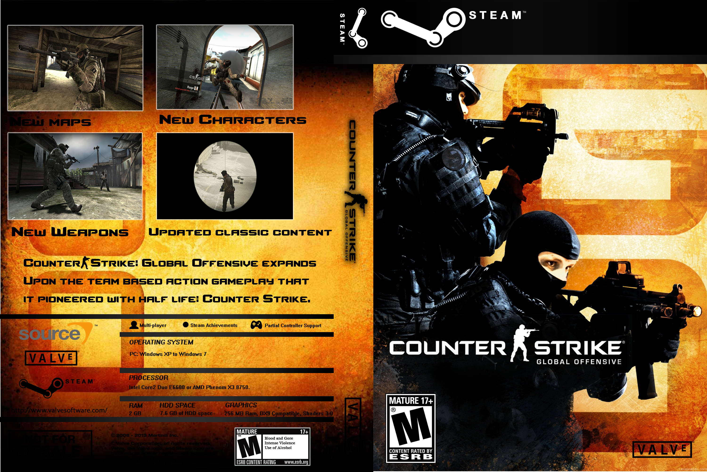 Counter Strike: Global Offensive box cover