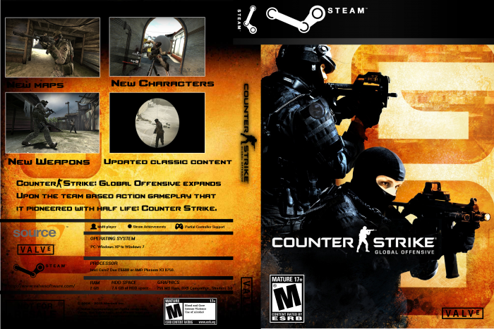 Counter Strike: Global Offensive box art cover