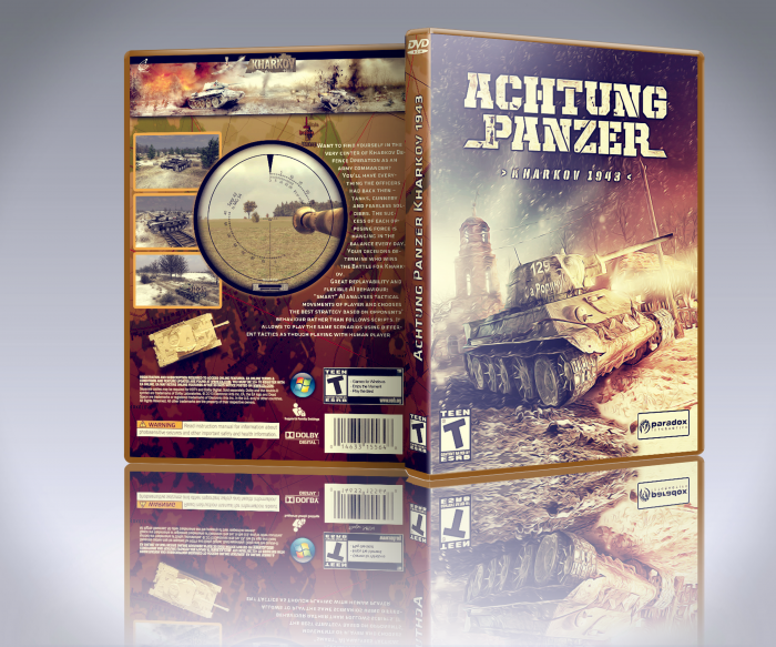 Achtung Panzer Kharkov 1943 box art cover