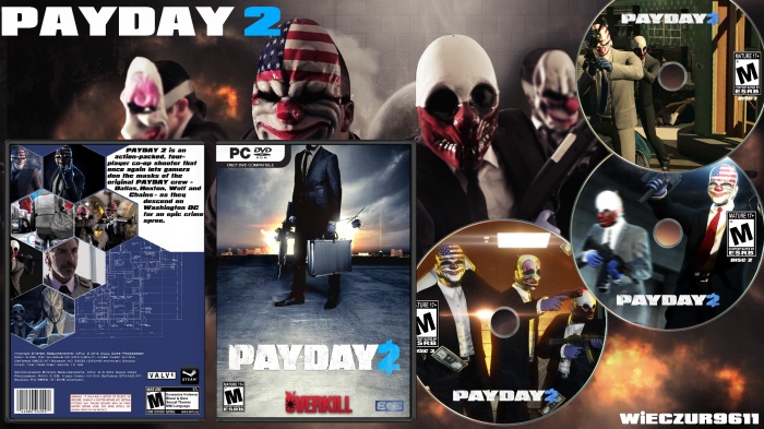 Payday 2 box art cover