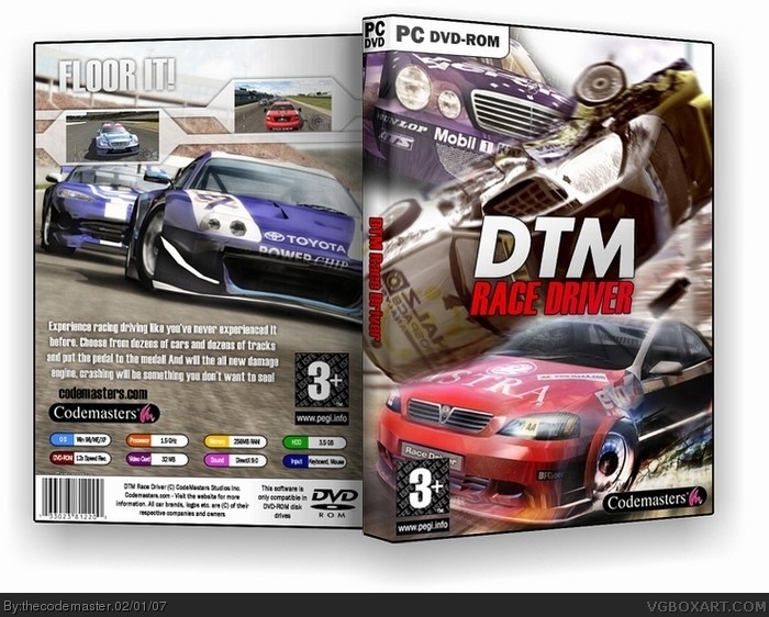 DTM Race Driver box art cover