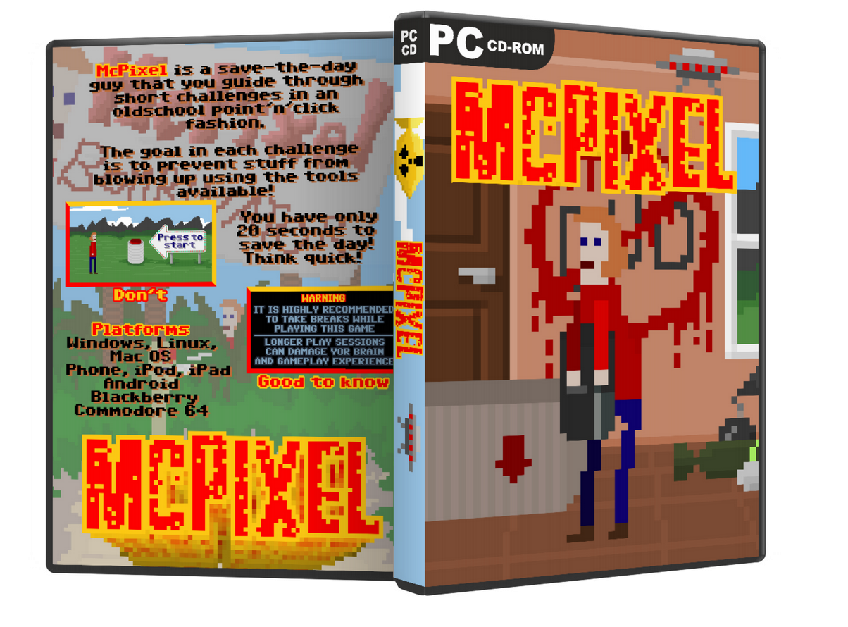 McPixel box cover