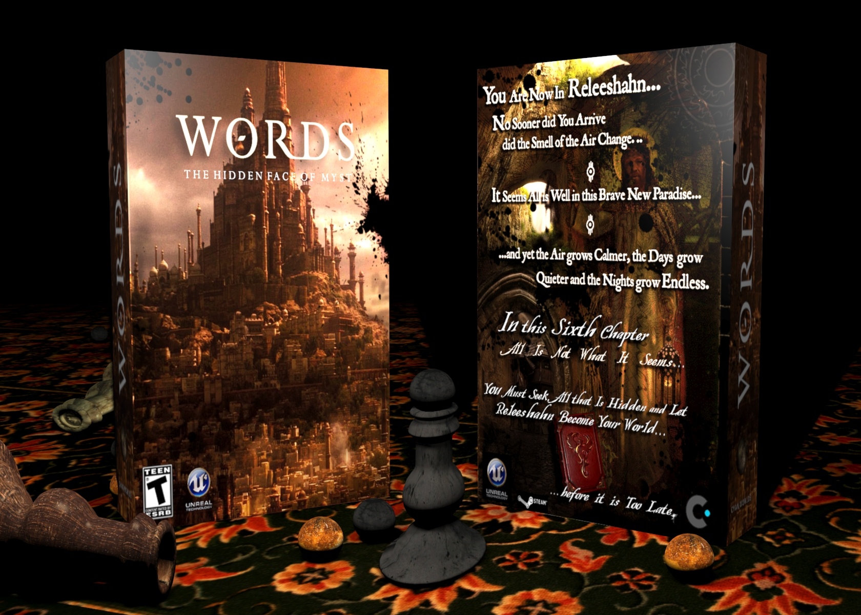 Words:  The Hidden Face of Myst box cover