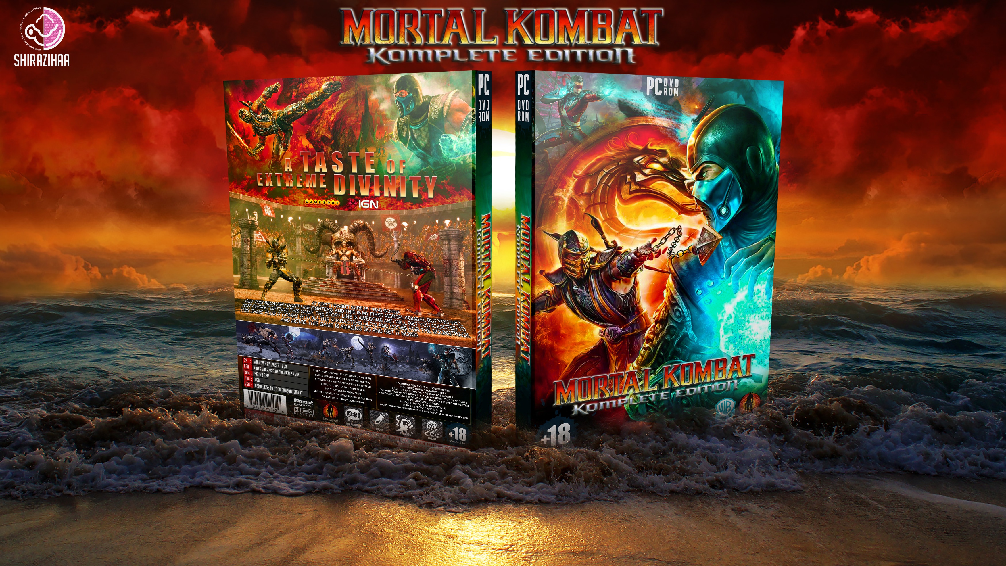 Mortal Kombat: Komplete Edition box cover