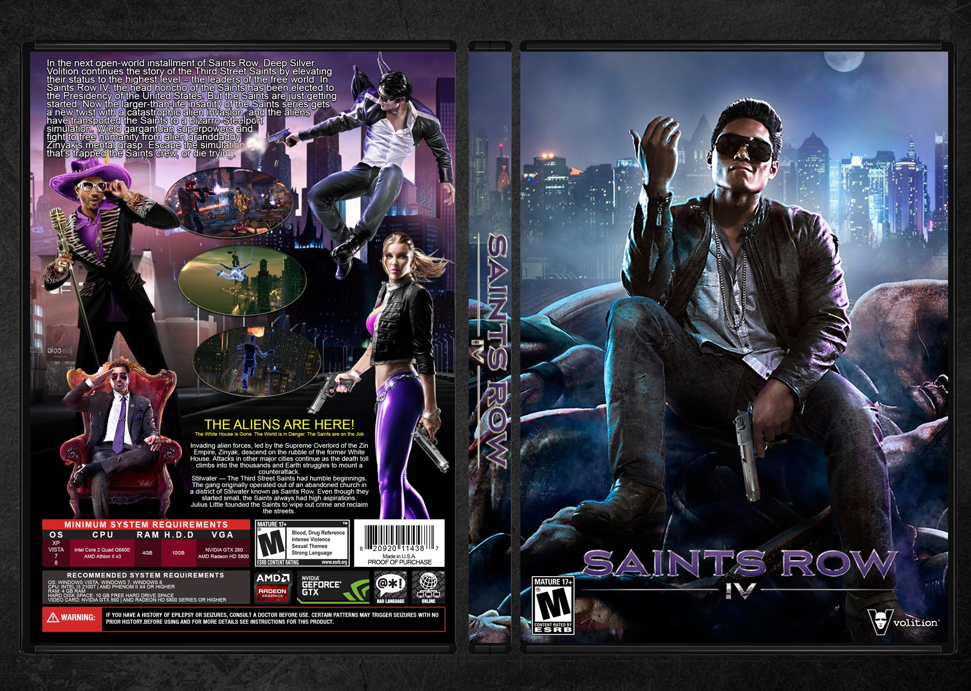 Saints Row IV box cover