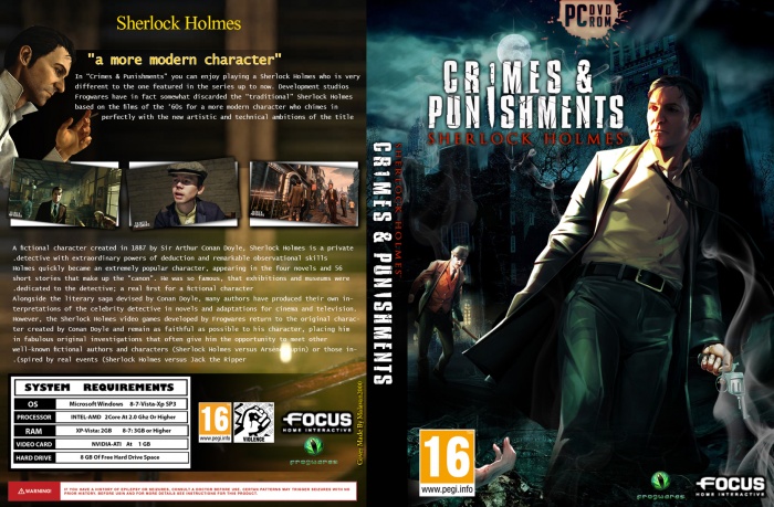 Sherlock Holmes Crimes and Punishments box art cover