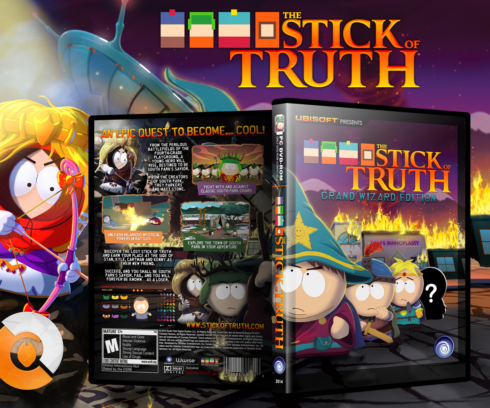 South Park: The Stick of Truth box cover