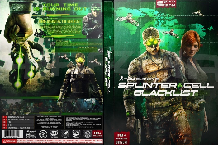 Tom Clancy's Splinter Cell: Blacklist box art cover