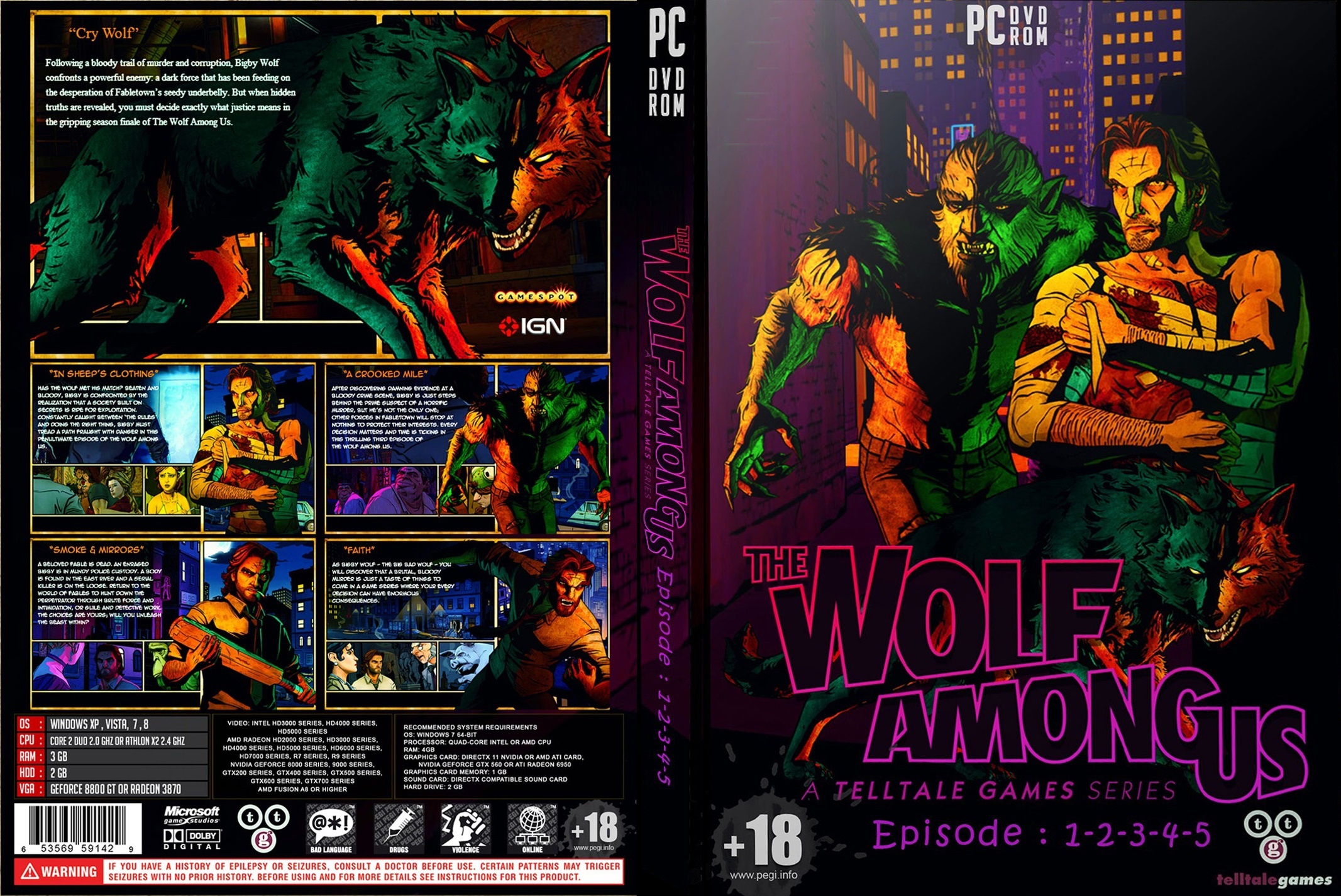 the wolf among us game cover