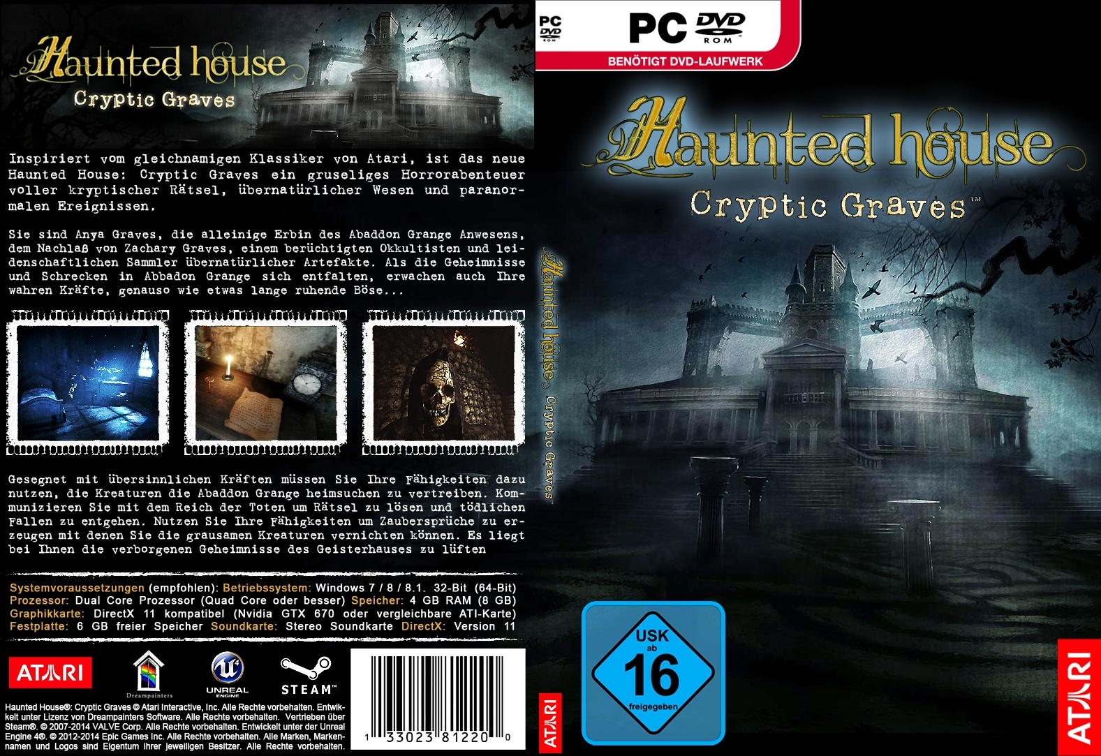 Haunted House: Cryptic Graves box cover