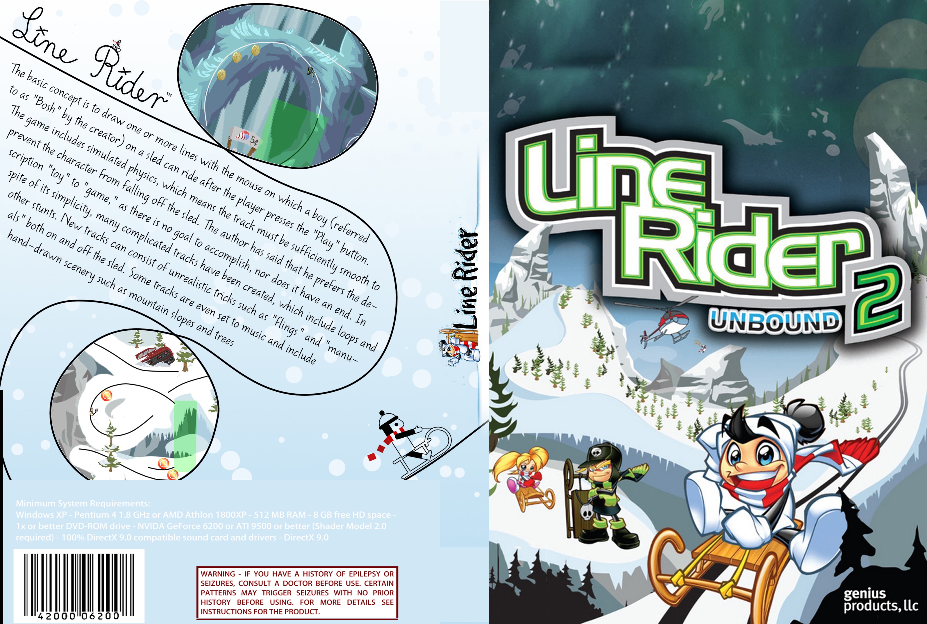 Line Rider 2 box cover
