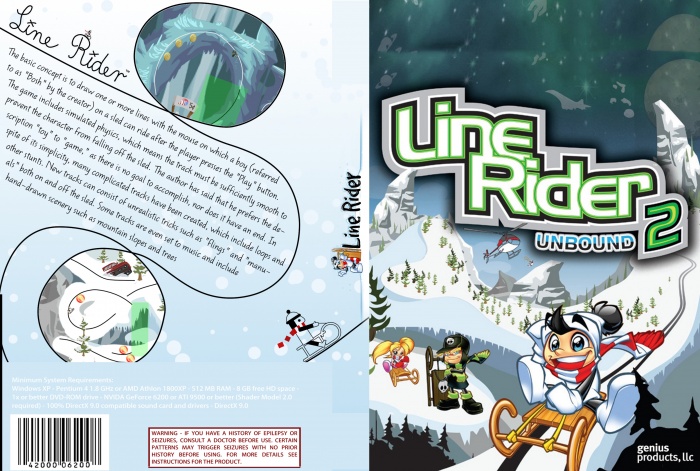 Line Rider 2 box art cover