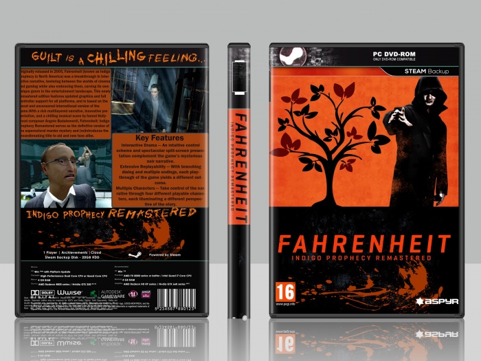 Fahrenheit Indigo Prophecy Remastered box art cover