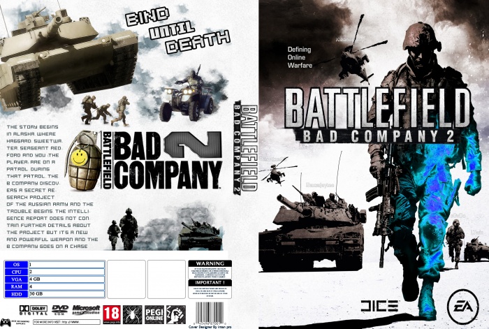 Battlefield - Bad Company 2 box art cover
