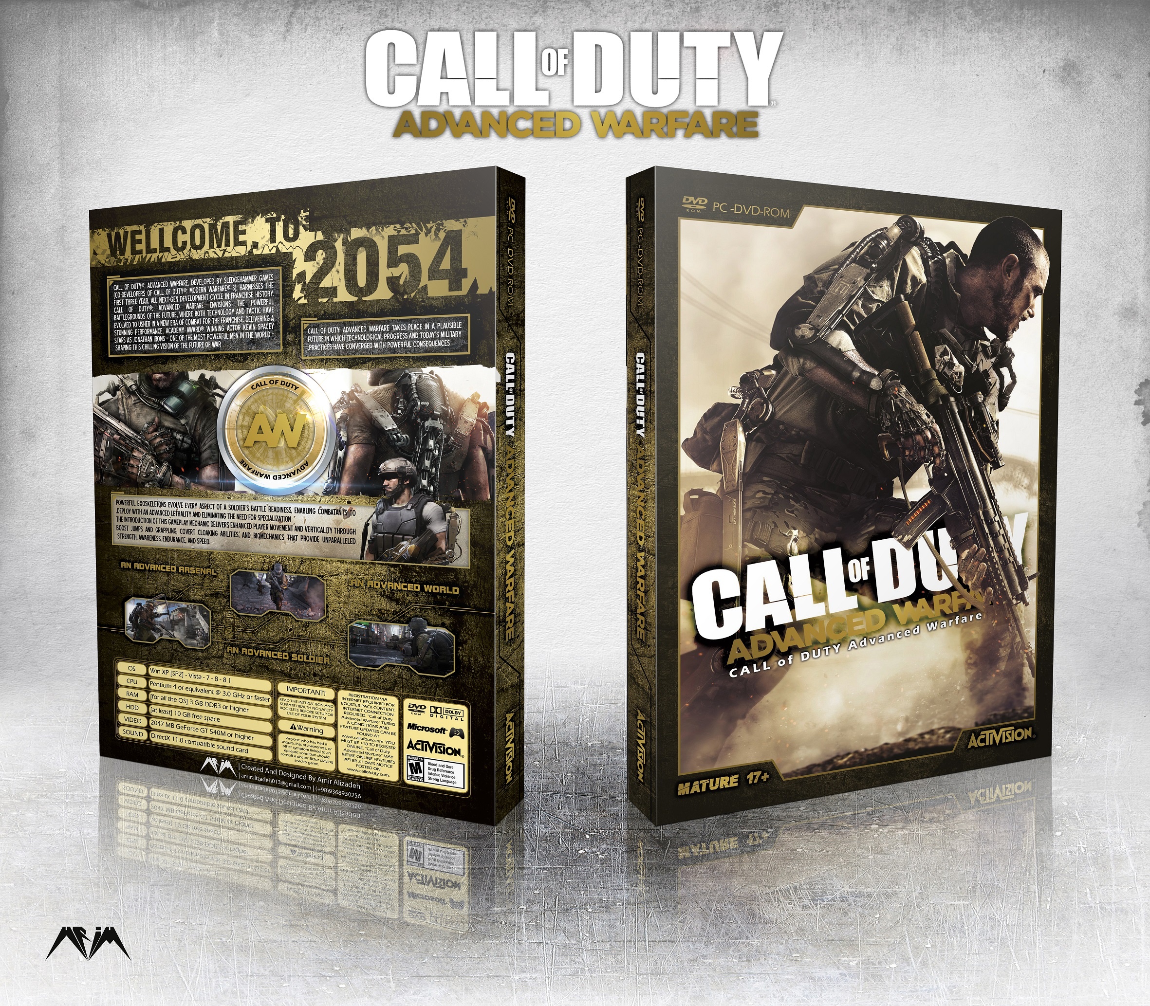 Call of Duty Advanced Warfare box cover