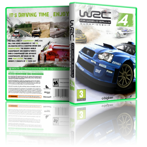 WRC 4 box art cover
