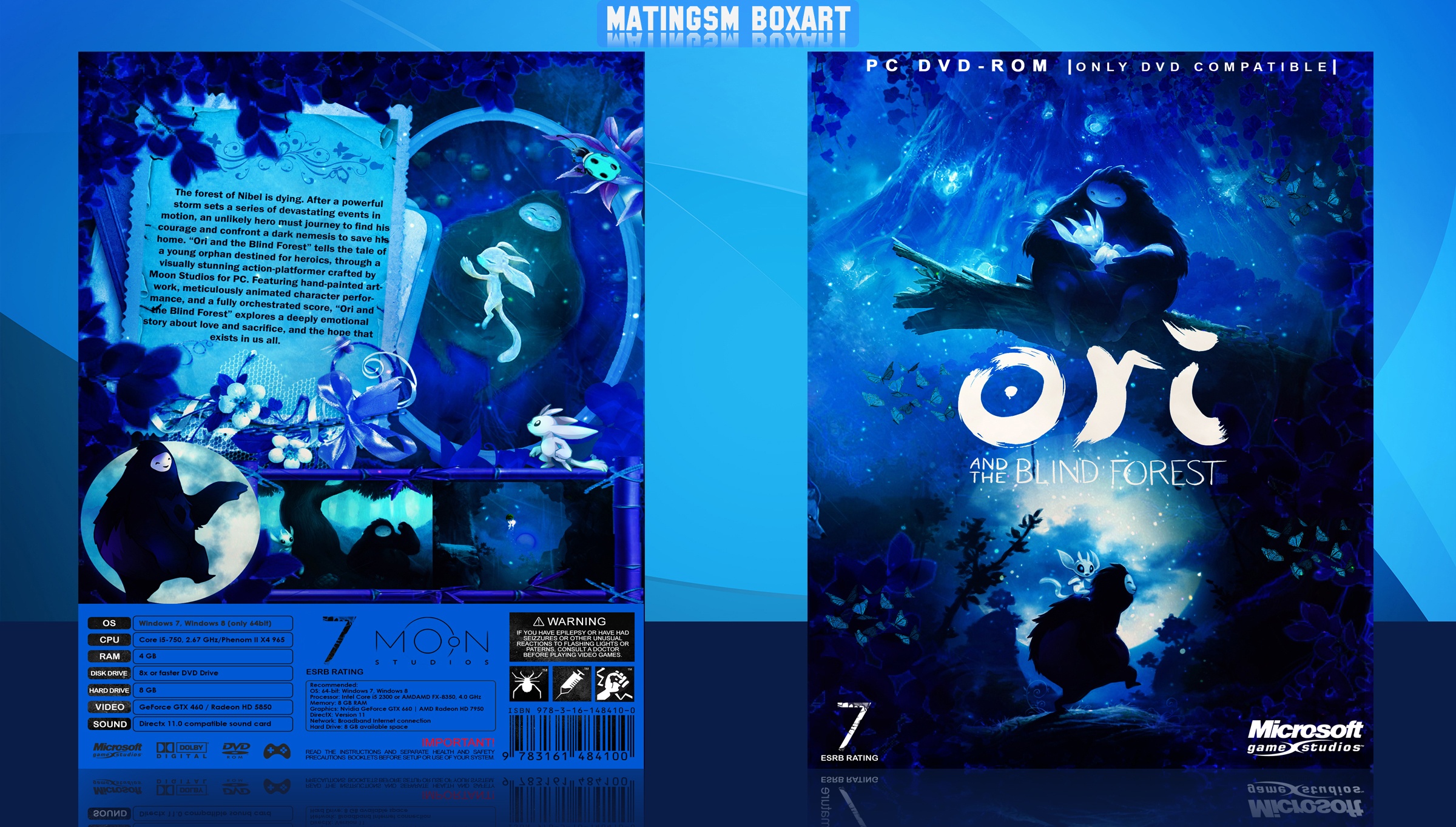 Ori and the Blind Forest box cover