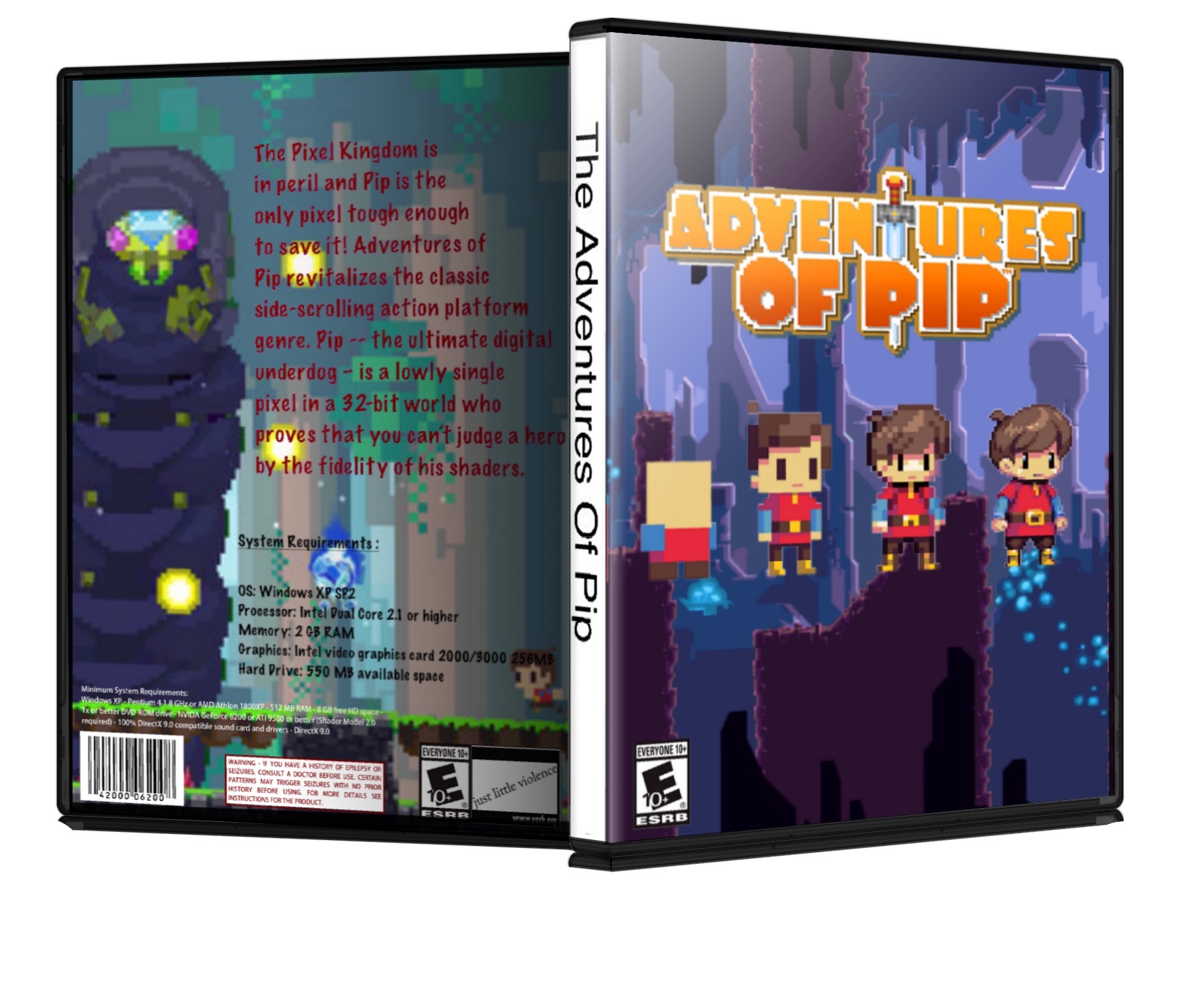 Adventures Of Pip PC box cover