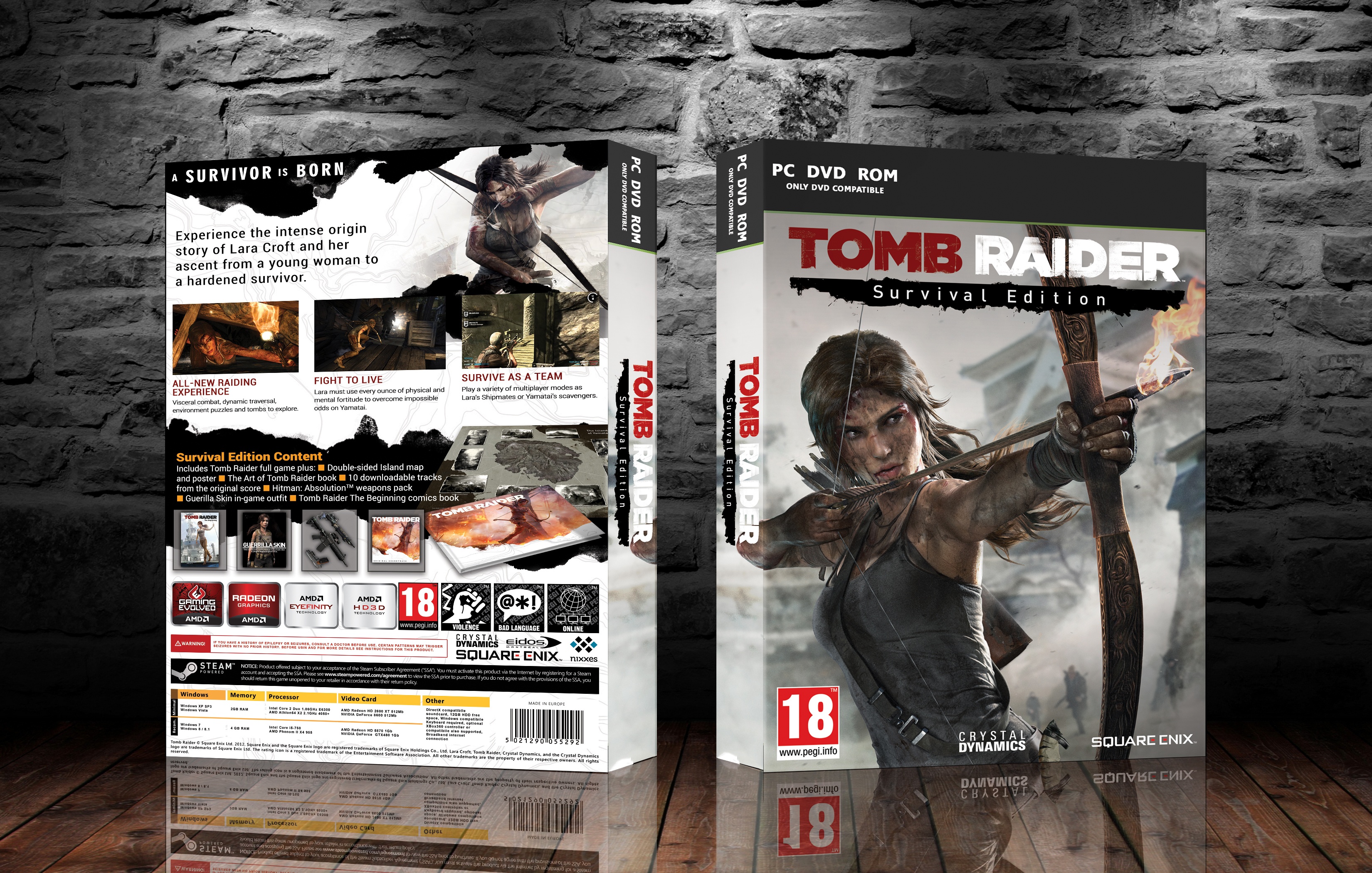 Tomb Raider : Survival Edition box cover