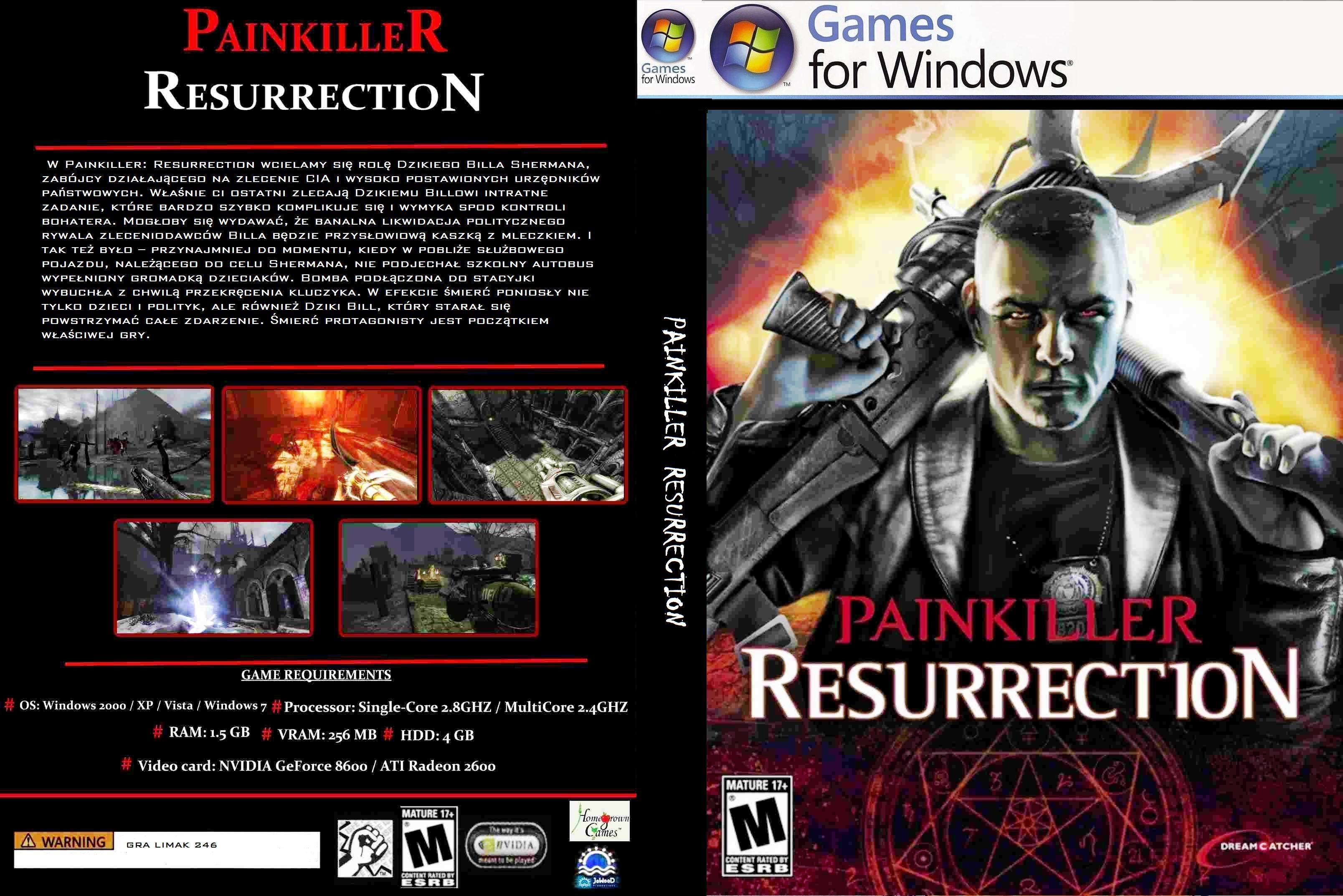 Painkiller Resurrection box cover