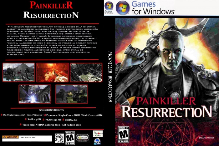 Painkiller Resurrection box art cover
