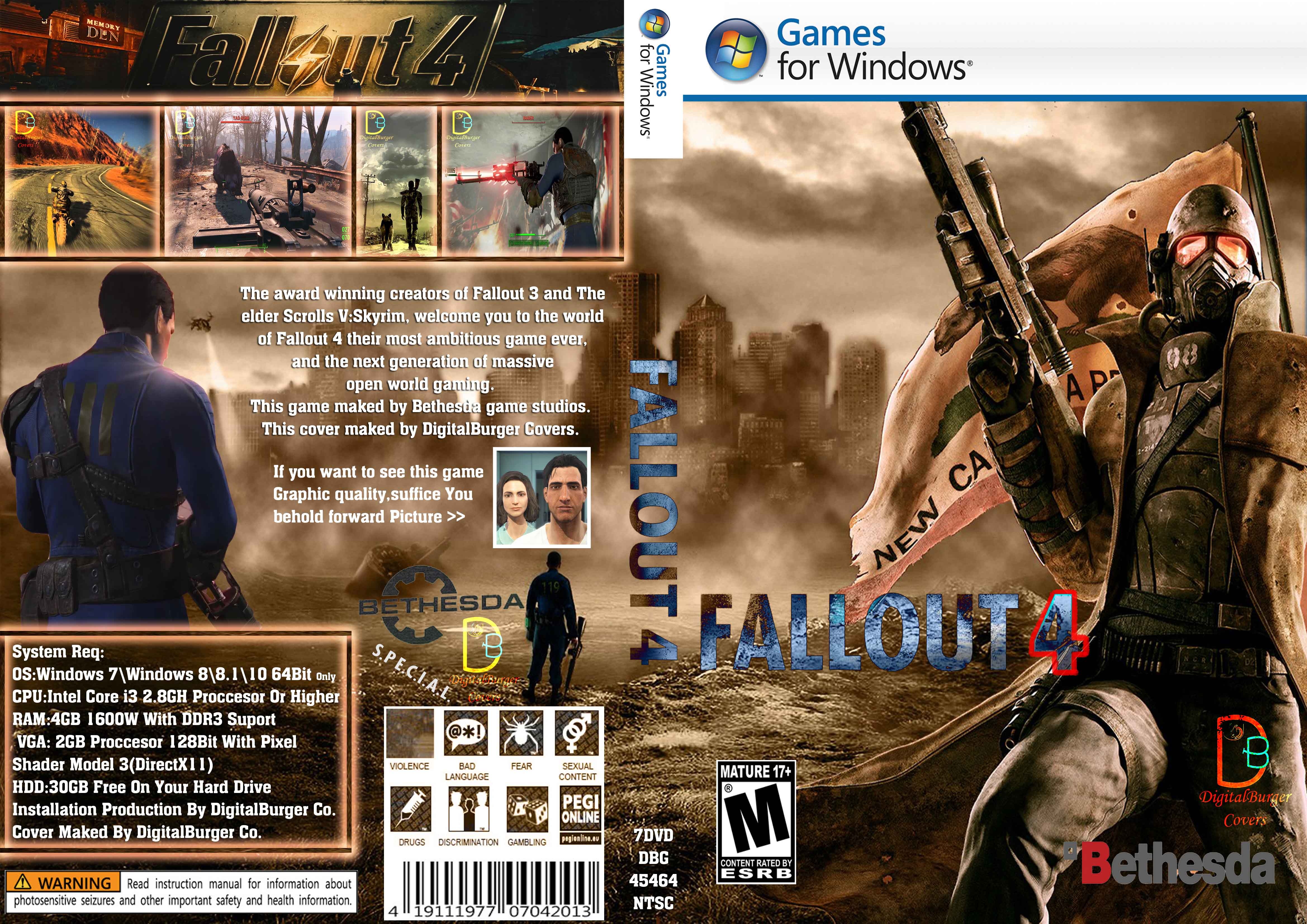 Fallout 4 DB Covers box cover