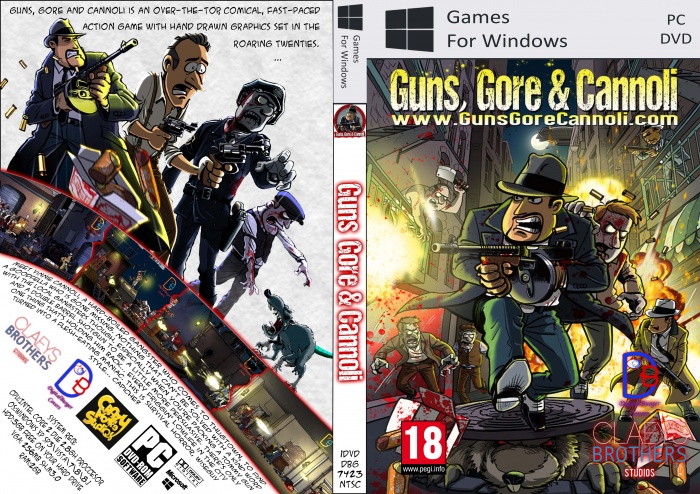 Guns Gore & Cannoli DB Cover box art cover