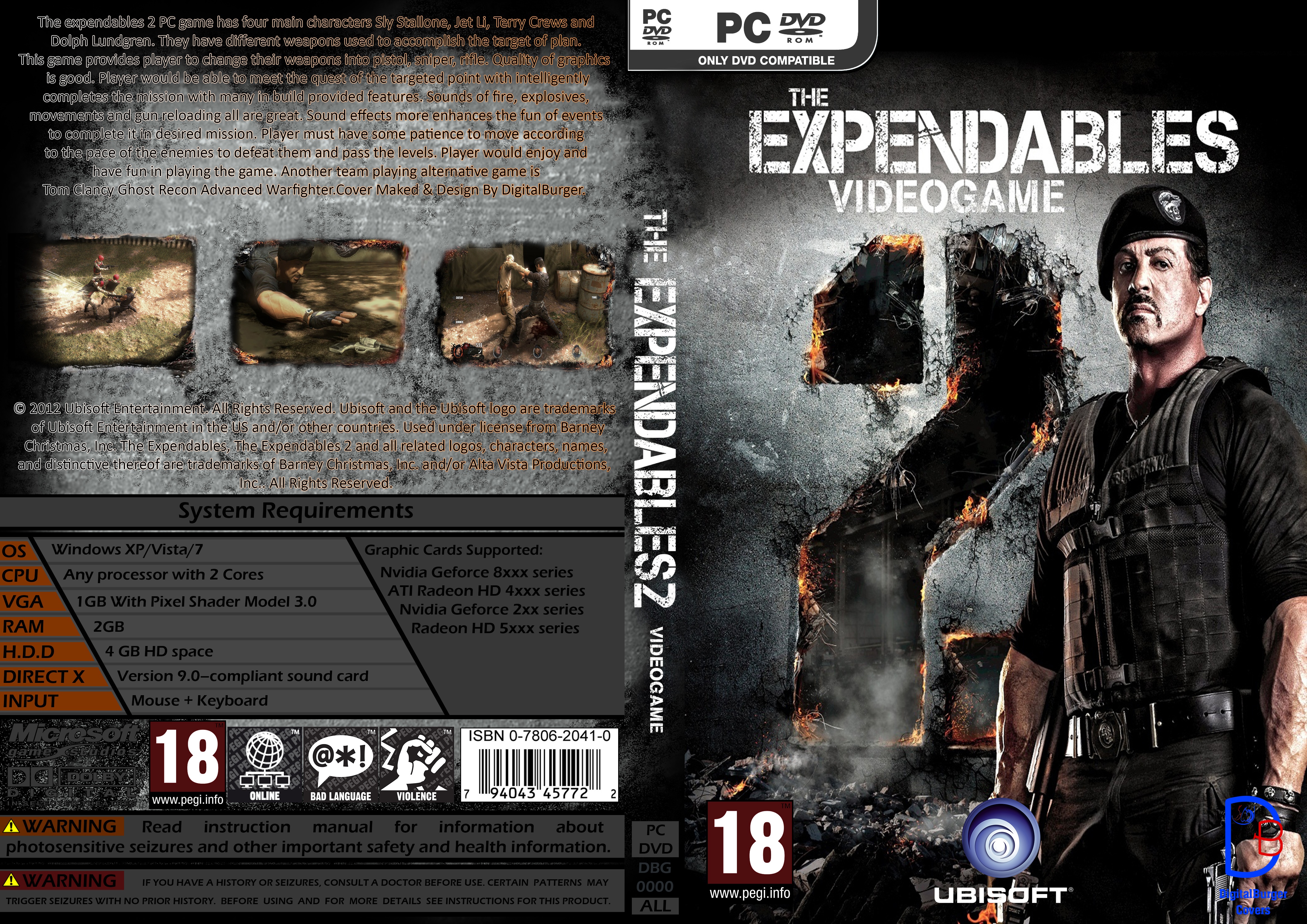 The Expendables 2 box cover