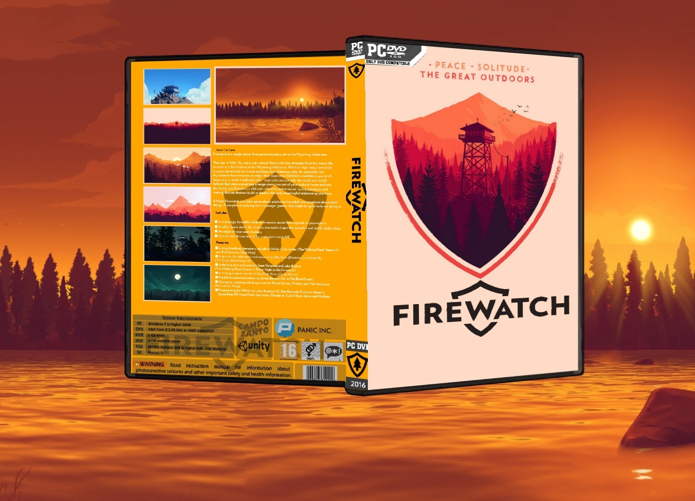 Firewatch box cover