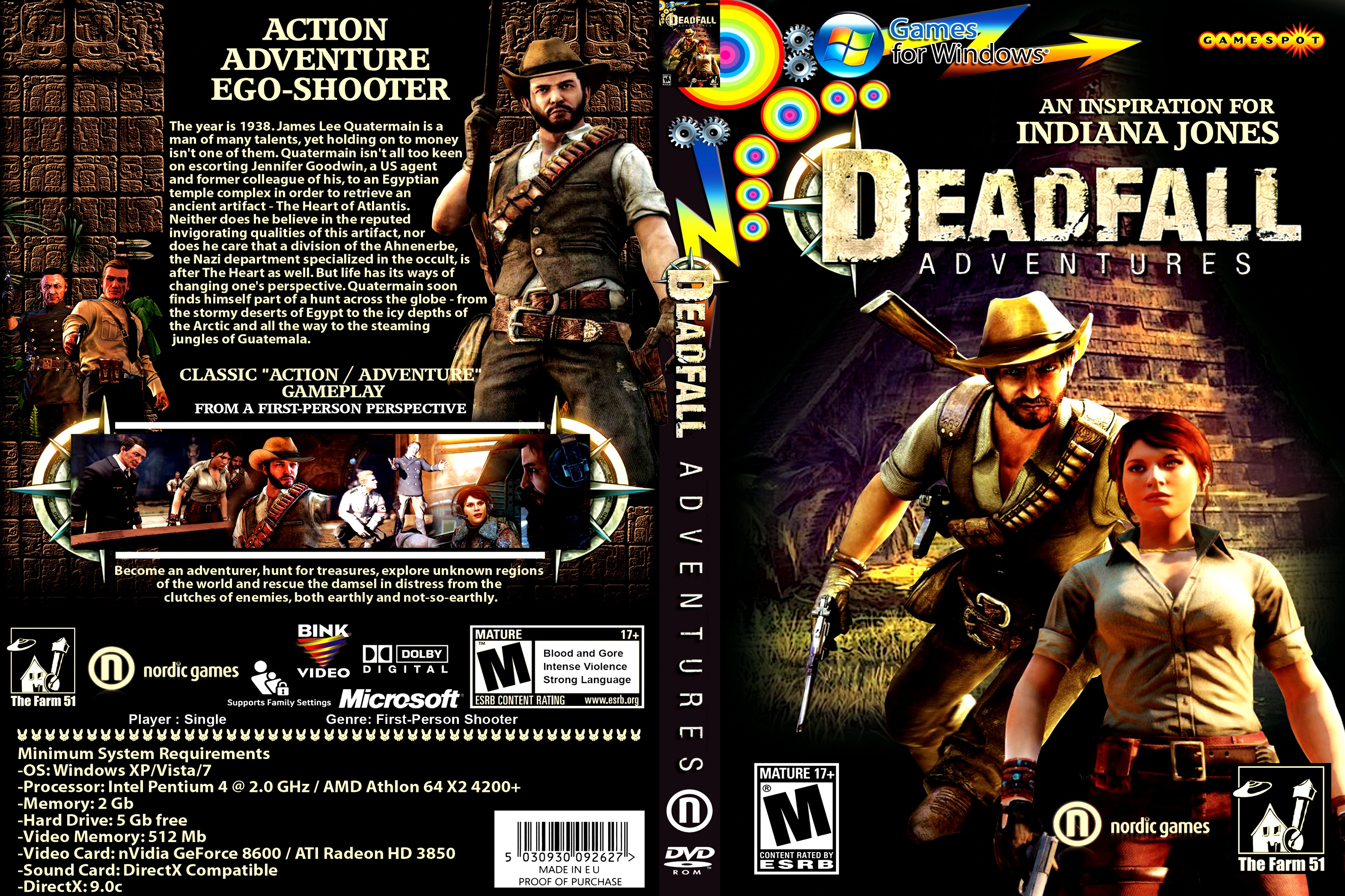 Deadfall Adventures box cover